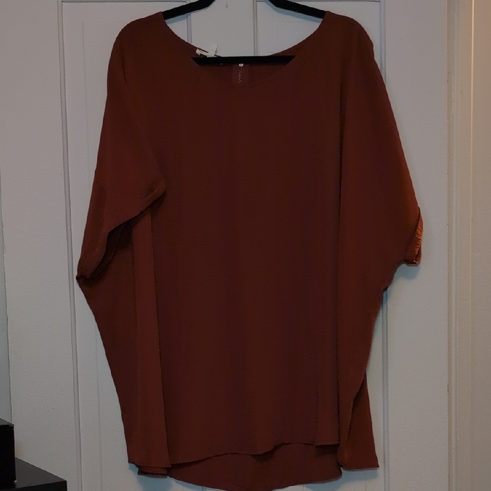 Maurices Terracotta Women's Blouse